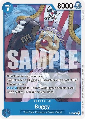 Buggy (OP10 Release Event), One Piece Promotion Cards