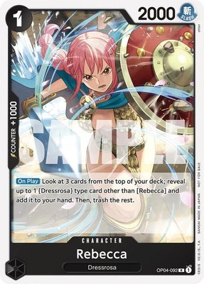 Rebecca (Tournament Pack 2025 Vol. 2), One Piece Promotion Cards