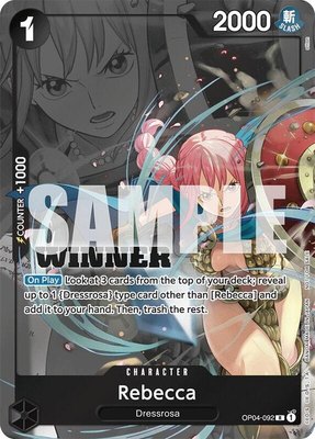 Rebecca (Winner Pack 2025 Vol. 2), One Piece Promotion Cards