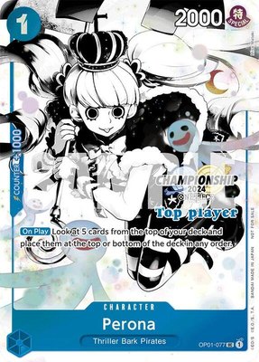 Perona (Championship 2024 Top Player Pack Vol. 2), One Piece Promotion Cards