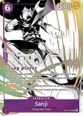 Sanji (Championship 2024 Top Player Pack Vol. 2), One Piece Promotion Cards