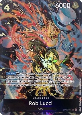 Rob Lucci (Illustration Box EX), One Piece Promotion Cards