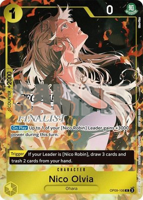 Nico Olvia (Offline Regional Finalist Card Set 2025 Vol.1), One Piece Promotion Cards