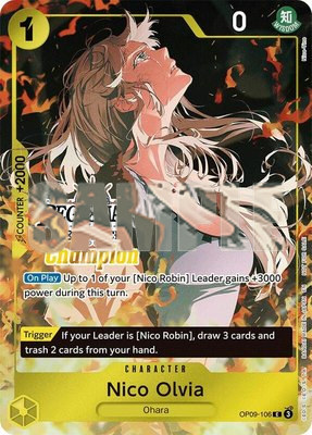 Nico Olvia (Online Regional Champion Card Set 2025 Vol.1), One Piece Promotion Cards