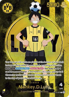 Monkey.D.Luffy (BVB x One Piece Campaign), One Piece Promotion Cards