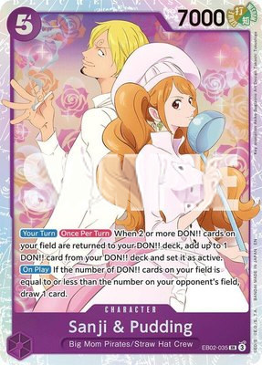 Sanji & Pudding, Extra Booster: Anime 25th Collection