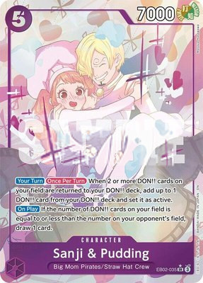 Sanji & Pudding (Alternate Art), Extra Booster: Anime 25th Collection