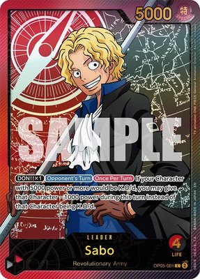 Sabo (SP), Extra Booster: Anime 25th Collection