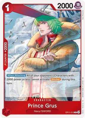 Prince Grus, A Fist of Divine Speed