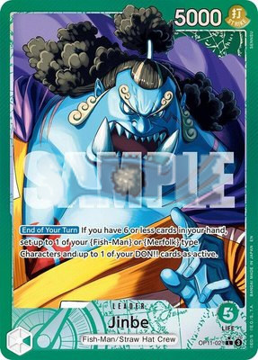 Jinbe (021) (Alternate Art), A Fist of Divine Speed