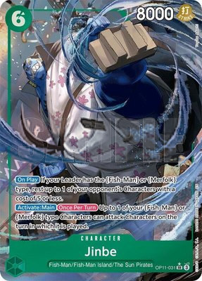 Jinbe (031) (Alternate Art), A Fist of Divine Speed