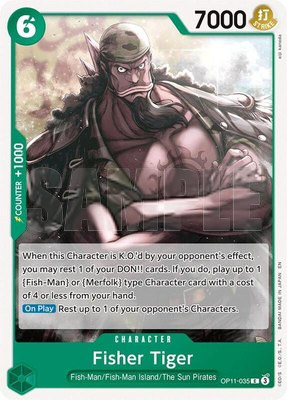 Fisher Tiger, A Fist of Divine Speed