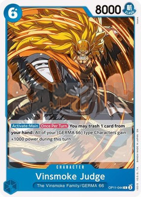 Vinsmoke Judge, A Fist of Divine Speed