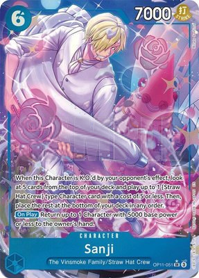 Sanji (Alternate Art), A Fist of Divine Speed