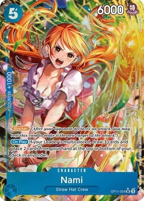 Nami (054) (Alternate Art), A Fist of Divine Speed