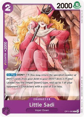 Little Sadi, A Fist of Divine Speed