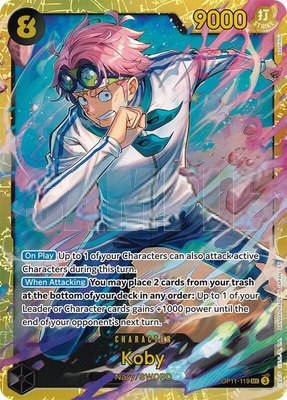Koby (119), A Fist of Divine Speed