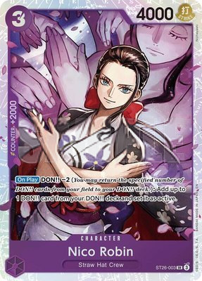 Nico Robin, Starter Deck 26: PURPLE/BLACK Monkey.D.Luffy