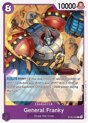 General Franky, Starter Deck 26: PURPLE/BLACK Monkey.D.Luffy