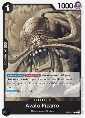 Avalo Pizarro, Starter Deck 27: BLACK Marshall.D.Teach