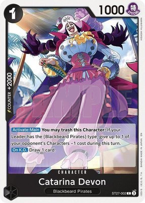 Catarina Devon, Starter Deck 27: BLACK Marshall.D.Teach