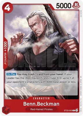 Benn.Beckman, Starter Deck 23: RED Shanks