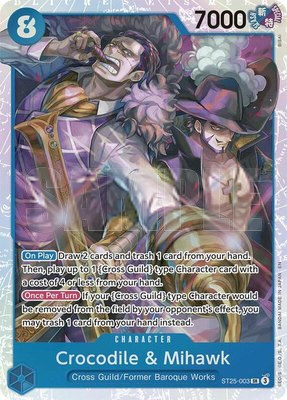 Crocodile & Mihawk, Starter Deck 25: BLUE Buggy