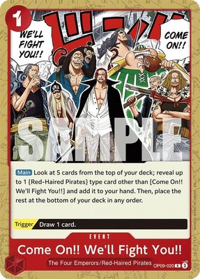 Come On!! We'll Fight You!! (Reprint), Starter Deck 23: RED Shanks