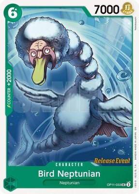 Bird Neptunian, A Fist of Divine Speed Release Event Cards