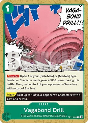 Vagabond Drill, A Fist of Divine Speed Release Event Cards