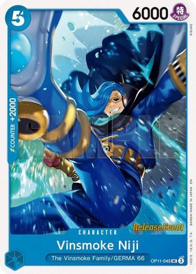 Vinsmoke Niji, A Fist of Divine Speed Release Event Cards