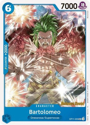 Bartolomeo, A Fist of Divine Speed Release Event Cards