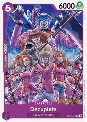 Decuplets, A Fist of Divine Speed Release Event Cards