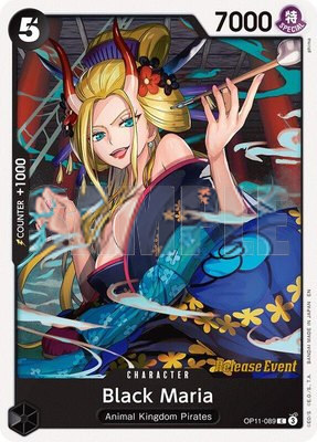 Black Maria, A Fist of Divine Speed Release Event Cards