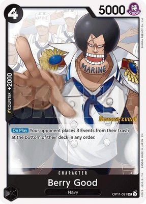 Berry Good, A Fist of Divine Speed Release Event Cards