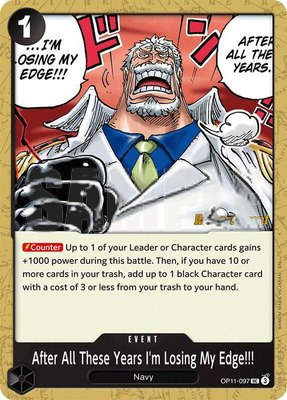 After All These Years I'm Losing My Edge!!!, A Fist of Divine Speed Release Event Cards