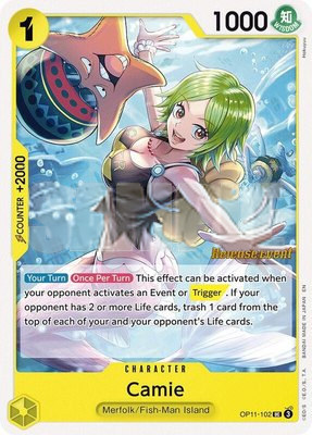 Camie, A Fist of Divine Speed Release Event Cards