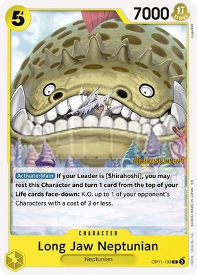 Long-Jaw Neptunian, A Fist of Divine Speed Release Event Cards