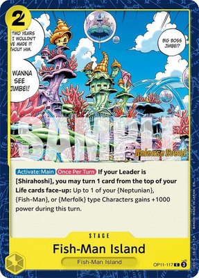 Fish-Man Island, A Fist of Divine Speed Release Event Cards