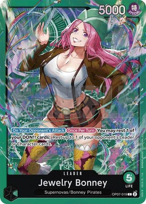 Jewelry Bonney (OP07-019), Starter Deck 24: GREEN Jewelry Bonney