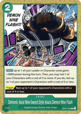 Demonic Aura Nine-Sword Style Asura Demon Nine Flash (Reprint), Starter Deck 24: GREEN Jewelry Bonney