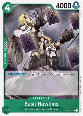 Basil Hawkins, Starter Deck 24: GREEN Jewelry Bonney