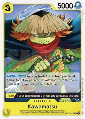 Kawamatsu (Reprint), Starter Deck 28: GREEN/YELLOW Yamato