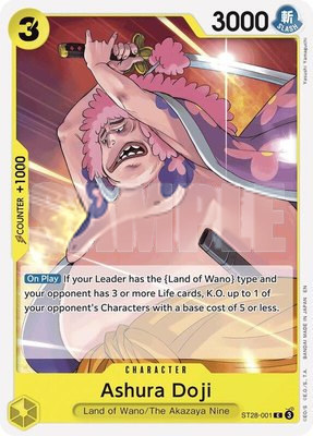 Ashura Doji, Starter Deck 28: GREEN/YELLOW Yamato