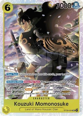 Kouzuki Momonosuke, Starter Deck 28: GREEN/YELLOW Yamato