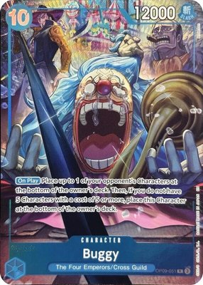 Buggy (051) (English Version 2nd Anniversary Set), One Piece Promotion Cards