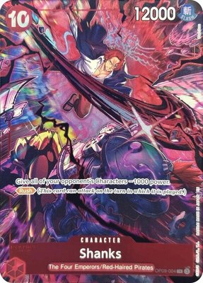 Shanks (004) (English Version 2nd Anniversary Set), One Piece Promotion Cards