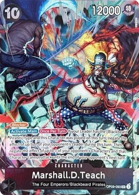 Marshall.D.Teach (093) (English Version 2nd Anniversary Set), One Piece Promotion Cards