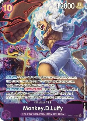 Monkey.D.Luffy (119) (English Version 2nd Anniversary Set), One Piece Promotion Cards