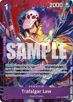 Trafalgar Law (Beginners Deck Party [ST-23] - [ST-28] Winner Pack), One Piece Promotion Cards